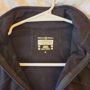 Lululemon Vintage Black Zip-Up Jacket
